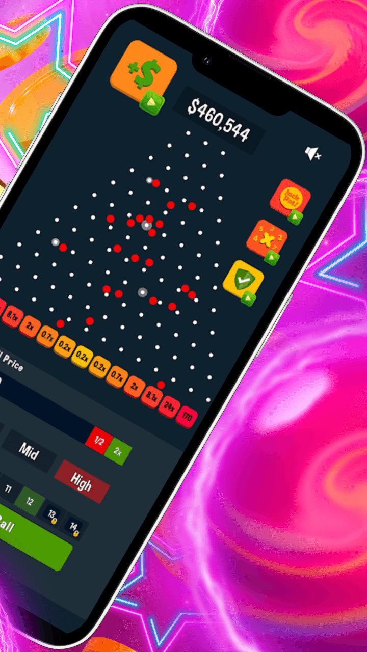 Gioca a Plinko tramite l'app